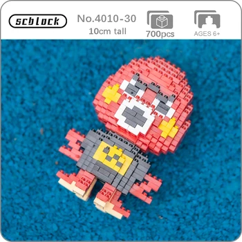

SC 4010-30 Game Animal Crossing Octopus Octavian Pet 3D Model DIY Mini Diamond Blocks Bricks Building Toy for Children no Box