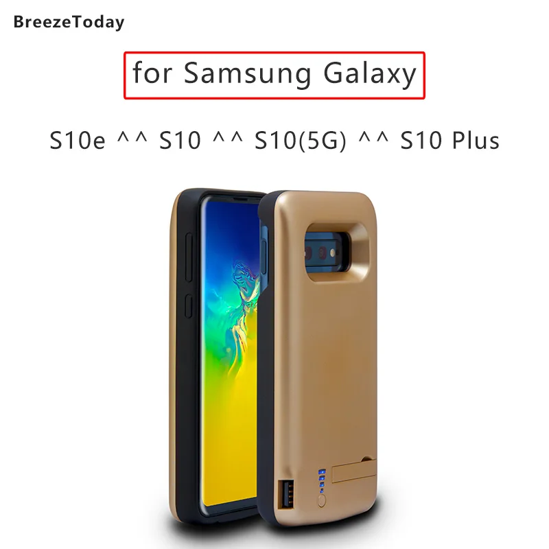 Чехол для зарядного устройства чехол аккумулятора Samsung Galaxy S10 S10e зарядки Plus