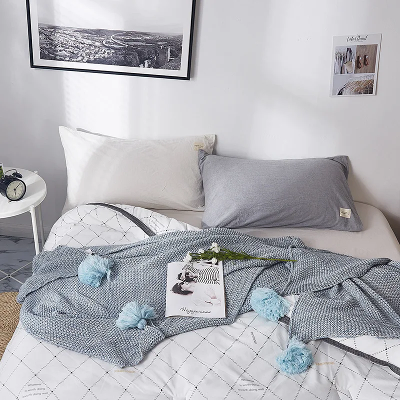 

Angelina New Style Northern European-Style Living Room Blanket Knitted Blanket Sofa Cover qi che tan Air Conditioner Blanket