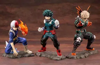 

Shoto Todoroki Bakugou Katsuki Midoriya Izukuc My Hero Boku no Hero Academia ARTFX J Figure Model Toys
