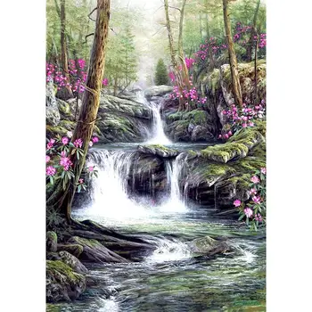 

5D DIY Full Drill Diamond Painting Landscape Cross Stitch Mosaic Craft Kits