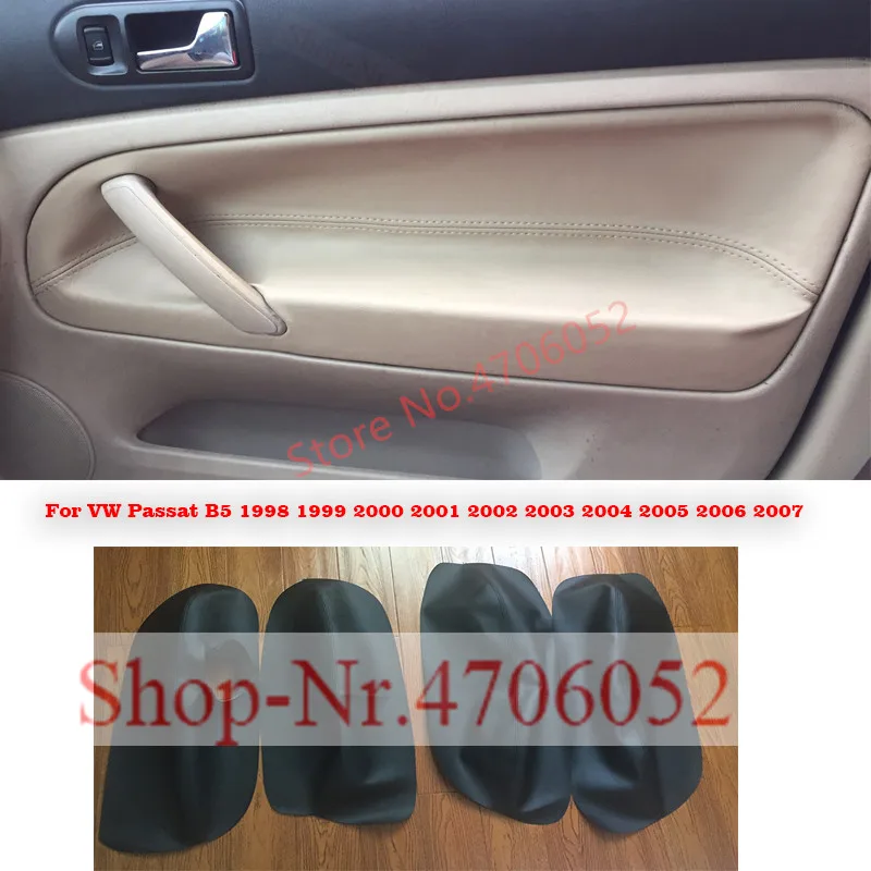 Для VW Passat B5 1998 1999 2000 2001 2002 2003 2004 2005 2006 2007 из Микрофибры Двери подлокотник Панель Защитная крышка Накладка