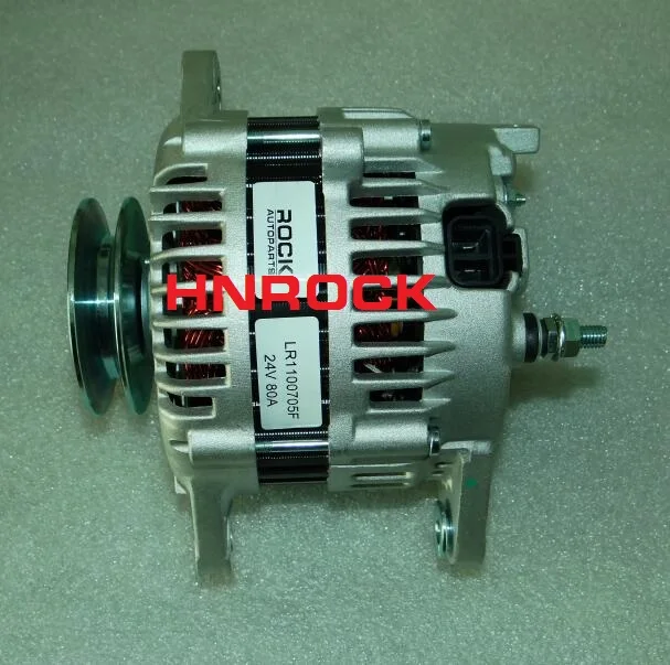 Новый генератор переменного тока 24 В 80 А LR1100705F LR1100705G 231000W802 2506133 TD42T для NISSAN