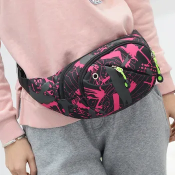 

Women Waist Bag Cycling Sport Belt Chest Bag Unisex Outdoor Purse Handbag Beltbag Camouflage Fanny Pack Bolso Cintura Mujer #T5P