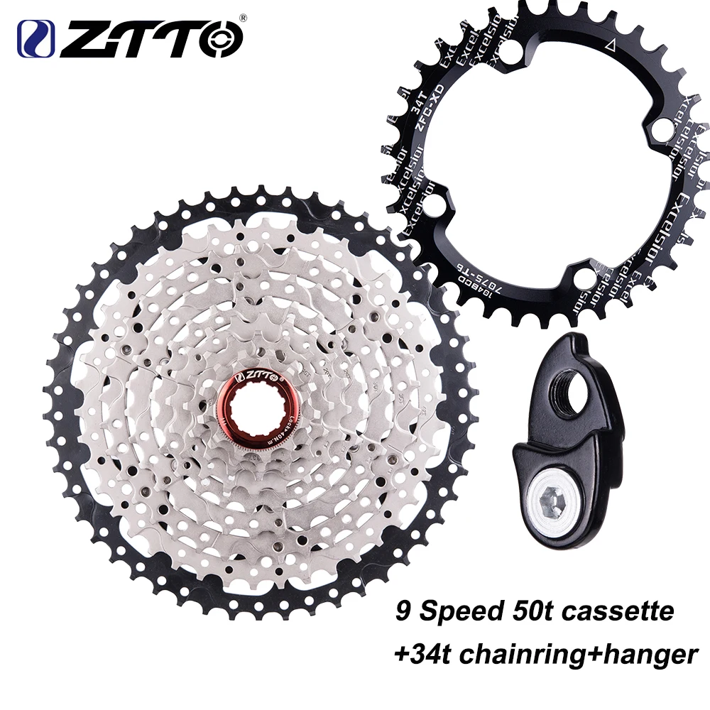 Кассета ZTTO MTB 9 скоростей 50t кассета для горного велосипеда В 11 50T широкое