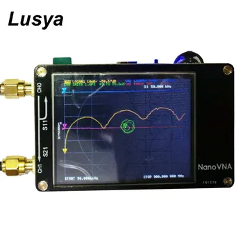 

NanoVNA Network Analyzer 50KHz - 300MHz Digital 2.8 inch Touch LCD Shortwave MF HF VHF UHF Standing Wave Antenna Analyzer I4-001