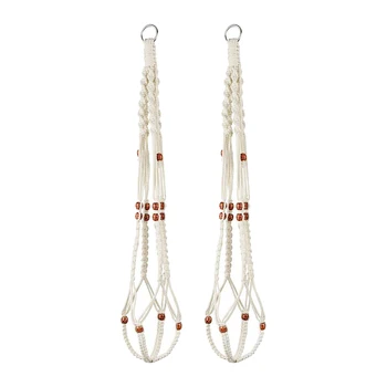 

Lace Hanging Flower Pot Plant Rack Flower Pot Rack Gardening Net Bag Indoor and Outdoor Flower Pot Hanging Basket