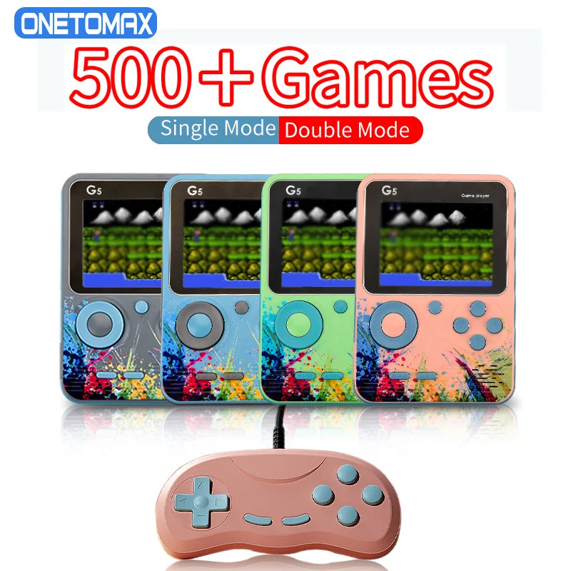 Портативная игровая мини-консоль 500 встроенных классических игр 3 дюйма