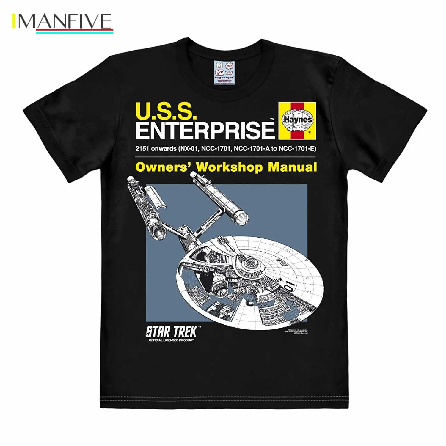 

Men's Star Trek-Haynes Workshop Manual Casual Shirt Summer Short Sleeves Cotton T-Shirt Top Tee Customize T Shirts