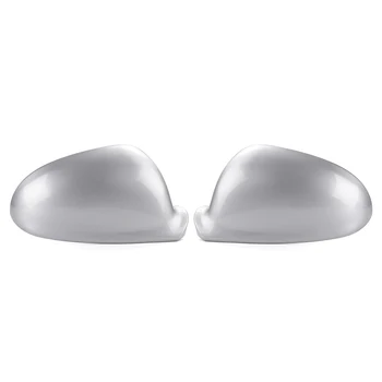 

Hot Pair Silver Rearview Side Wing Mirror Cover For VW for Golf Rabbit for Jetta MK5 2006 2007 2008 2009 Auto Replacement parts