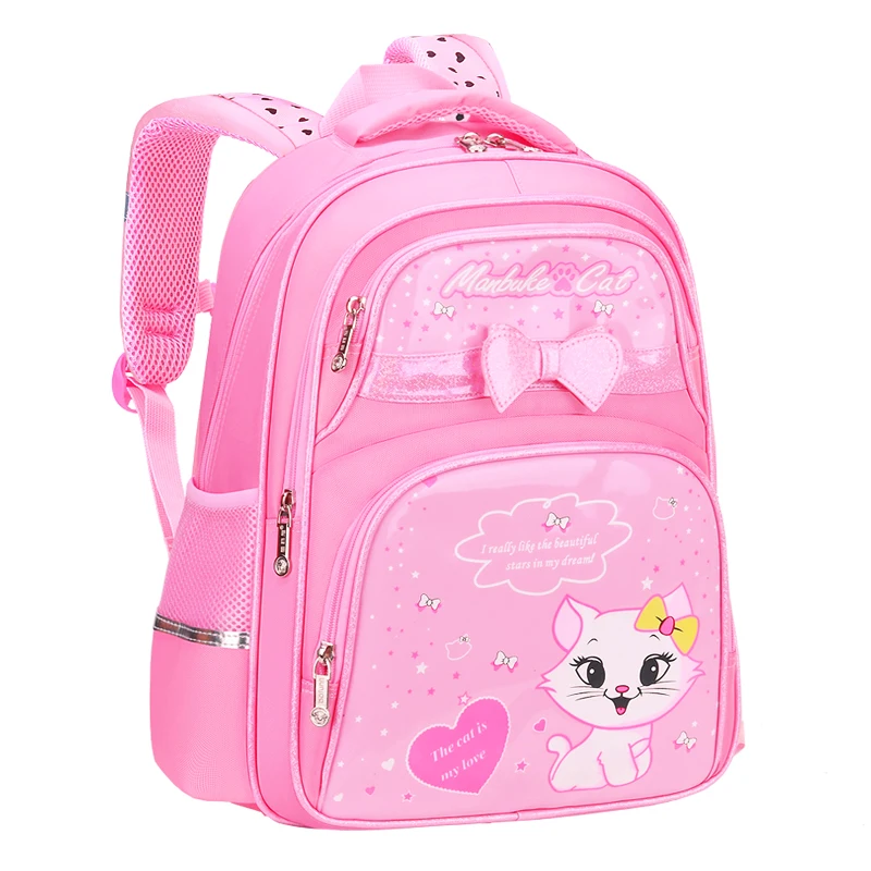 Waterproof Children School Bags Cartoon Cute Princess Backpacks Orthopedic  Kids Book Bags for Teenage Girls Schoolbags Mochila