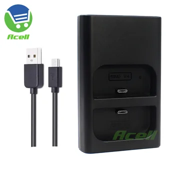 

RV4 Battery USB Dual-Slot Charger for Ring Video Doorbell 3 Plus / Video Doorbell 3 / Video Doorbell 2 / Spotlight Cam Solar