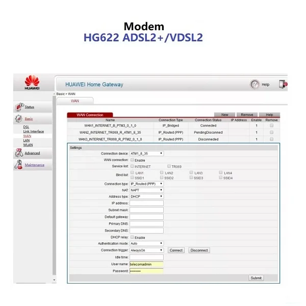 外框800 800 MODEM HG622 1113
