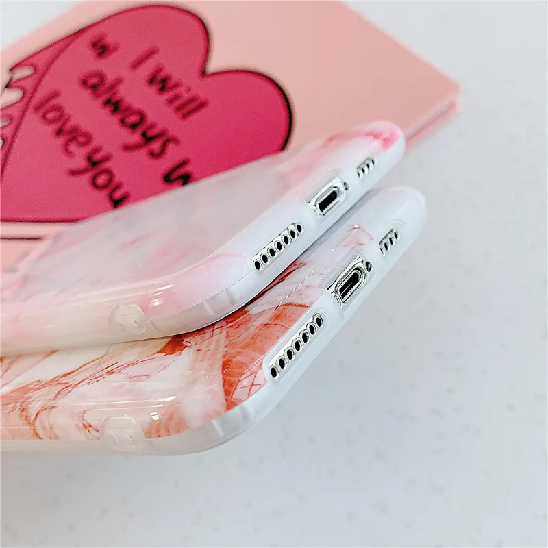 Marble Fundas on For iPhone SE 2020 Case Silicon Back Cover For iPhone 7 8 6 6S Plus 11 Pro 12 mini XS XR X Soft TPU Phone Capa