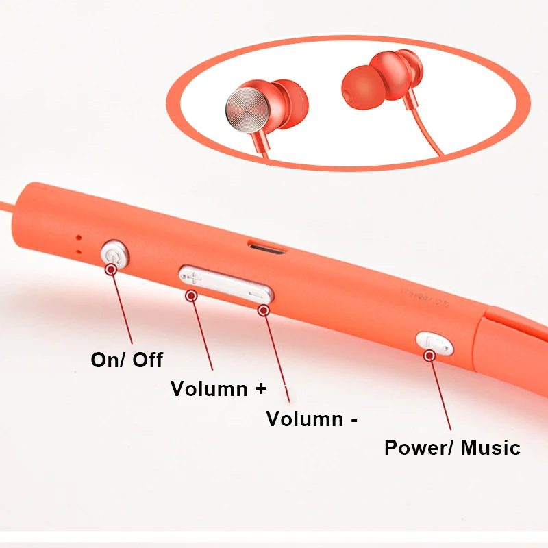 Wireless Bluetooth V5 0 Earphone Stereo Headset Neckband Sport Magnetic Earbuds Bass in Ear Headphones For Xiaomi iPhone Huawei