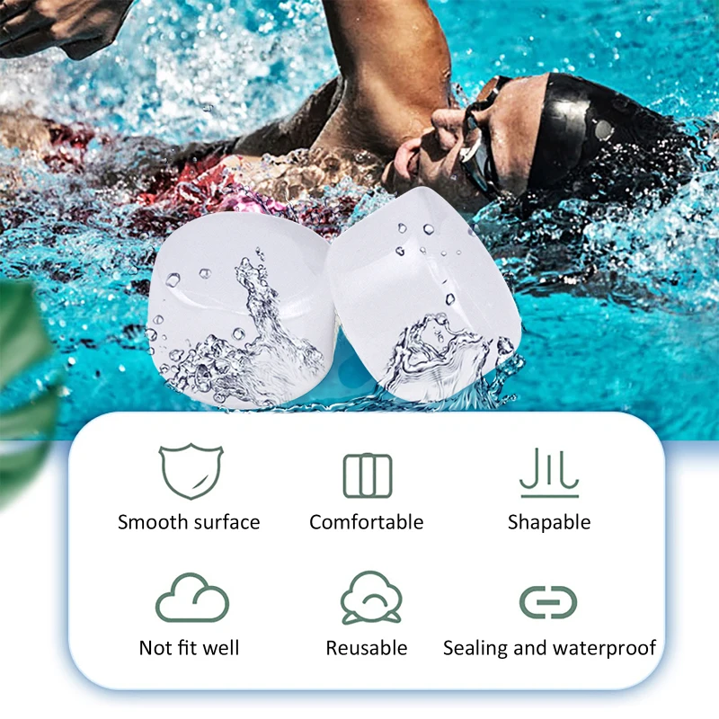 16/ 8Pcs Soft Silicone Earplugs White Noise Reduction Soundproof Earplug Waterproof Swimming Accessories Ear Plugs for Sleep 4