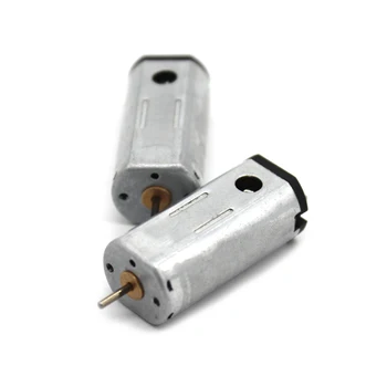 

Micro DC Carbon Brush Motor 3.7-6V High-speed RC Motor with Cooling Holes 52000 rpm DIY RC Aircraft Plane Motor Shaft Dia:1mm