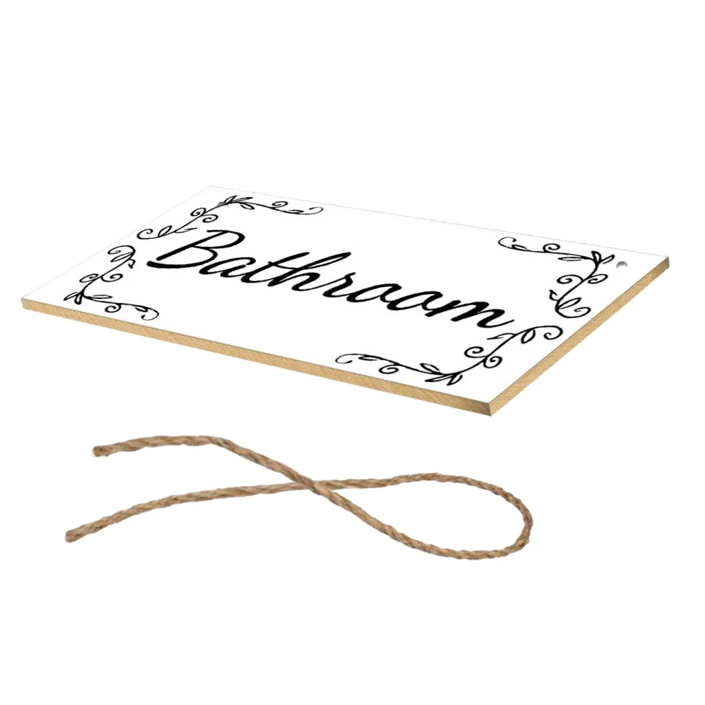 20x10cm Wooden Sign Printed Welcome Characters Wall Hanging Plaque Art Wood Sign Hanging Ornaments Home Decor Wall Decor 