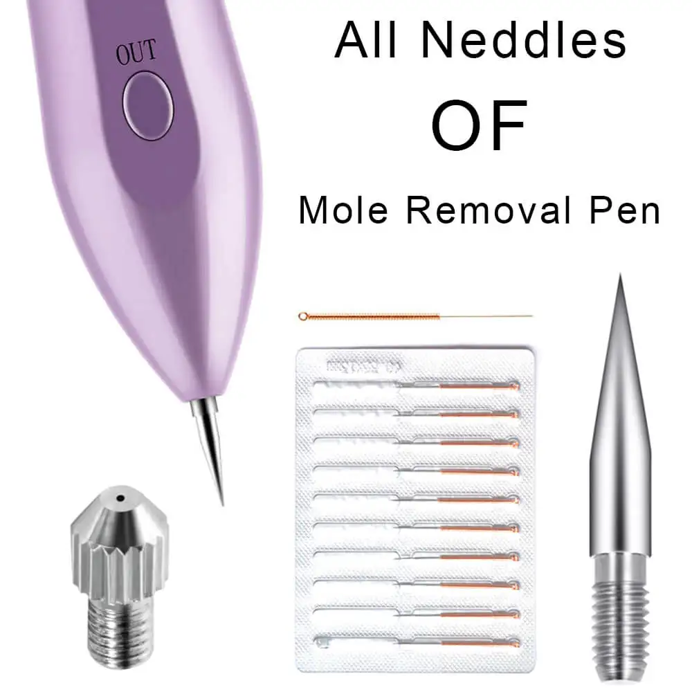 

Mole Laser Removal Pen Replaceable Fine Thin Needles Cover Corase Thick Neddle Freckle Skin Spot Dedicated Accessories Adamei