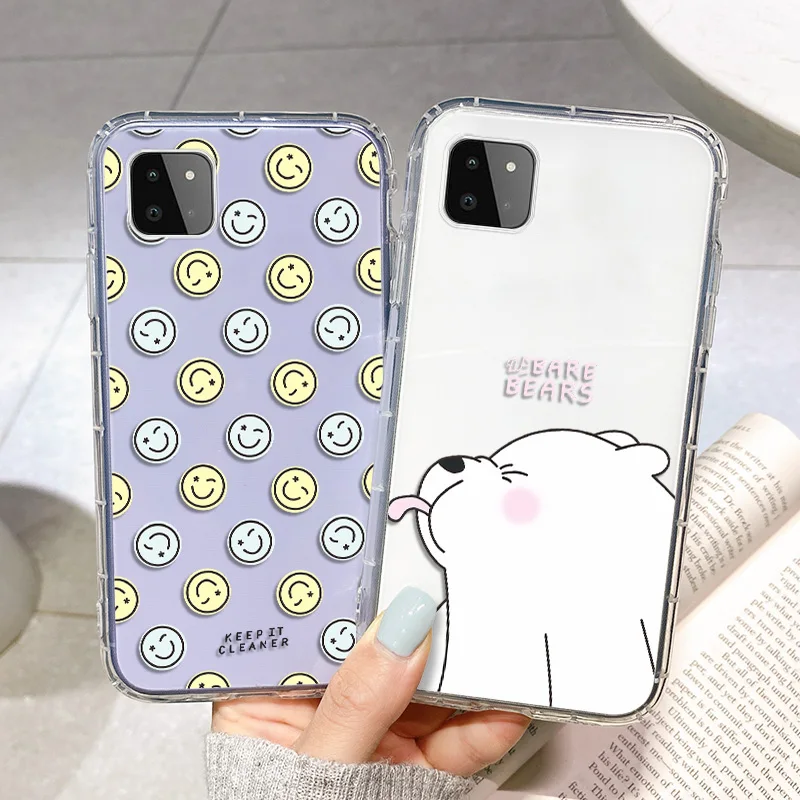 Case For Samsung Galaxy A51 Print Bumper On Samsung A52 A50 A71 A72 A70 A31 A32 A30 A40 A41 A42 A12 Cute Silicone Back Cover