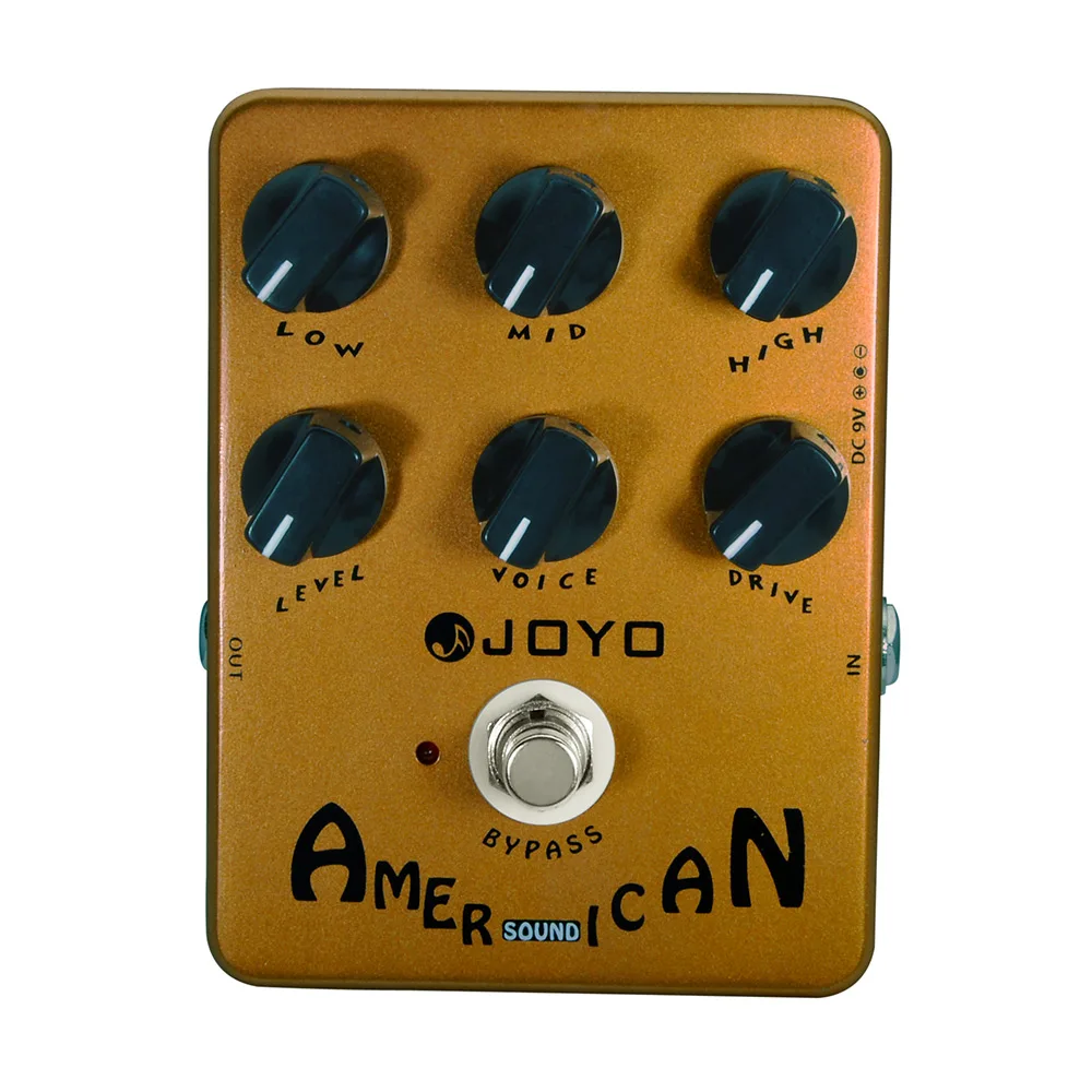 JOYO JF-14 American Sound Overdrive Pedal for Electric Guitar Amplifier Simulation 57 Deluxe AMP Pedals True Bypass |