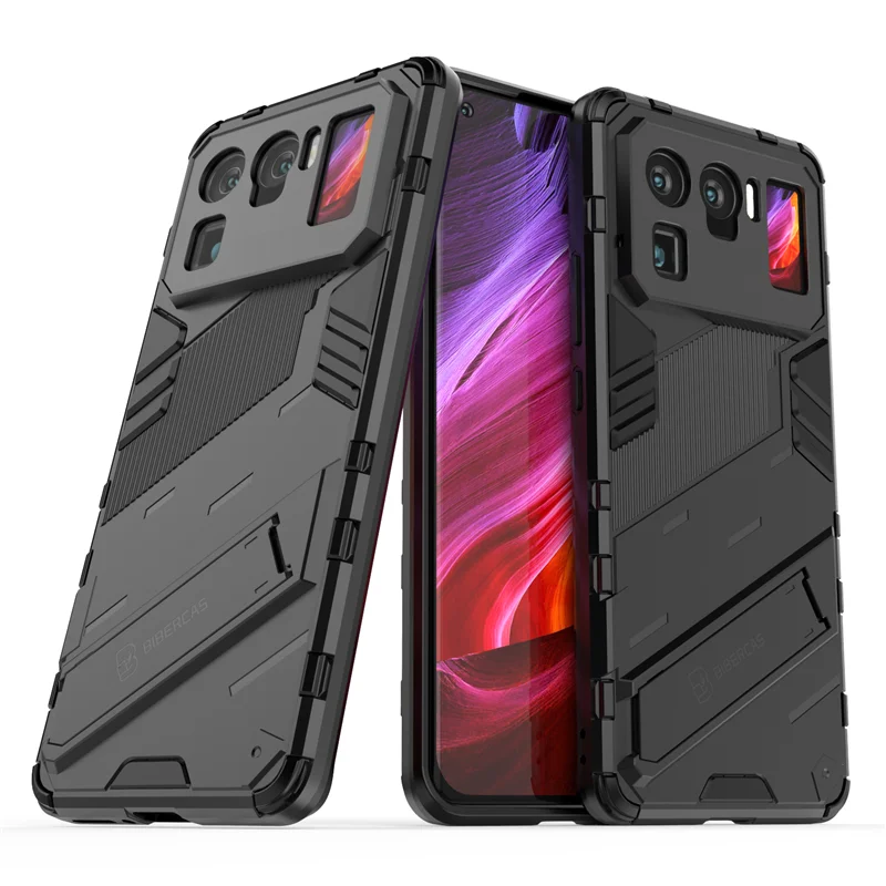 Per Xiaomi Mi 11 Ultra Custodia Per Mi 11 Ultra Cover Punk Pc Hard Kickstand Cover Posteriore Antiurto Per Mi 11 10T Lite Fundas