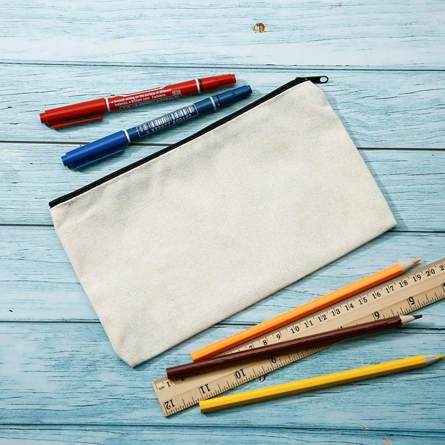 em branco para artesanato, bolsas de lápis