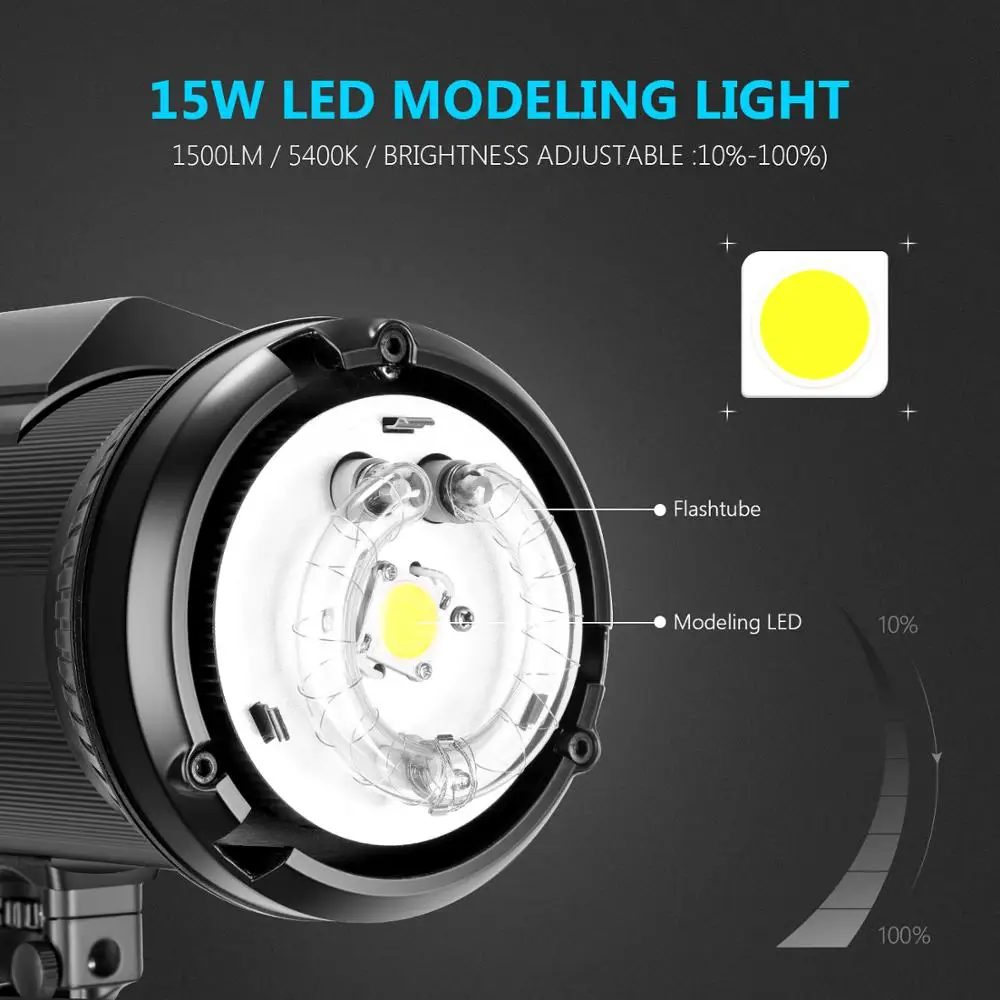 Neewer i6T EX 600W 2 4G TTL Studio Strobe 1/8000 HSS вспышка моносвет совместимый с Sony беспроводной