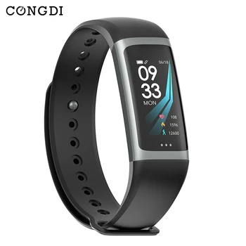 

CONGDI Smart Bracelet g26 Heart Rate Tracker Blood Pressure Blood Oxygen Monitoring Waterproof IP67 Smart Wristband TEZER G26