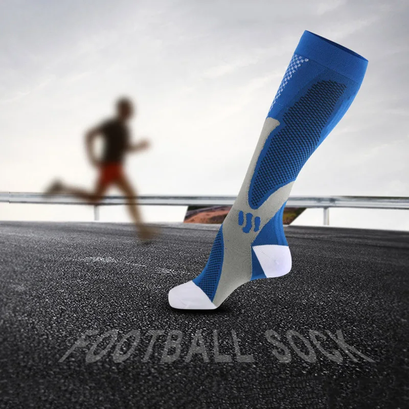 

2 Pairs Medical Althetic Compression Socks for Men Nursing Performance Socks for Running Marathon FOU99
