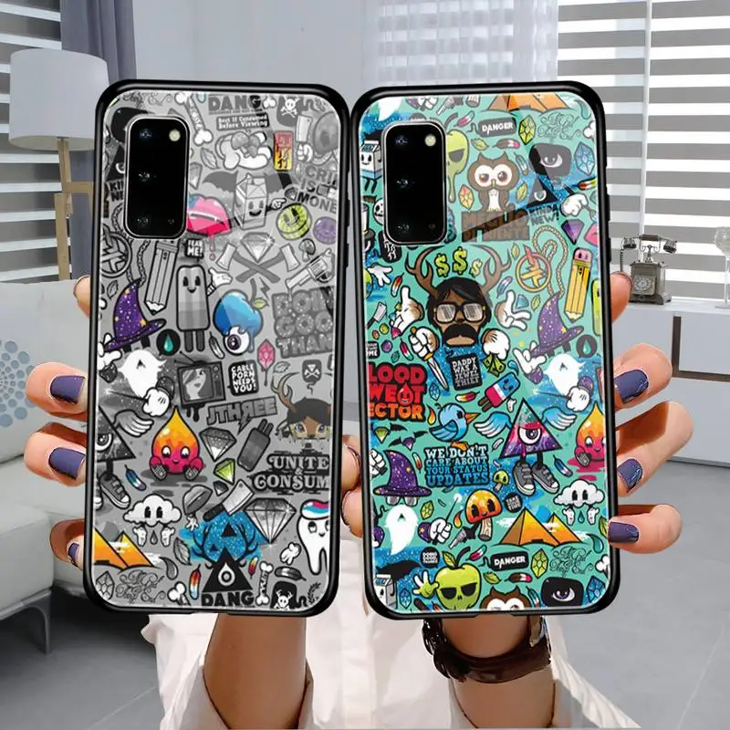Закаленное стекло для Samsung S7 S8 S9 S10E S20 21 30 Plus ultra Note 8 9 10 A7 2018 | Мобильные телефоны и