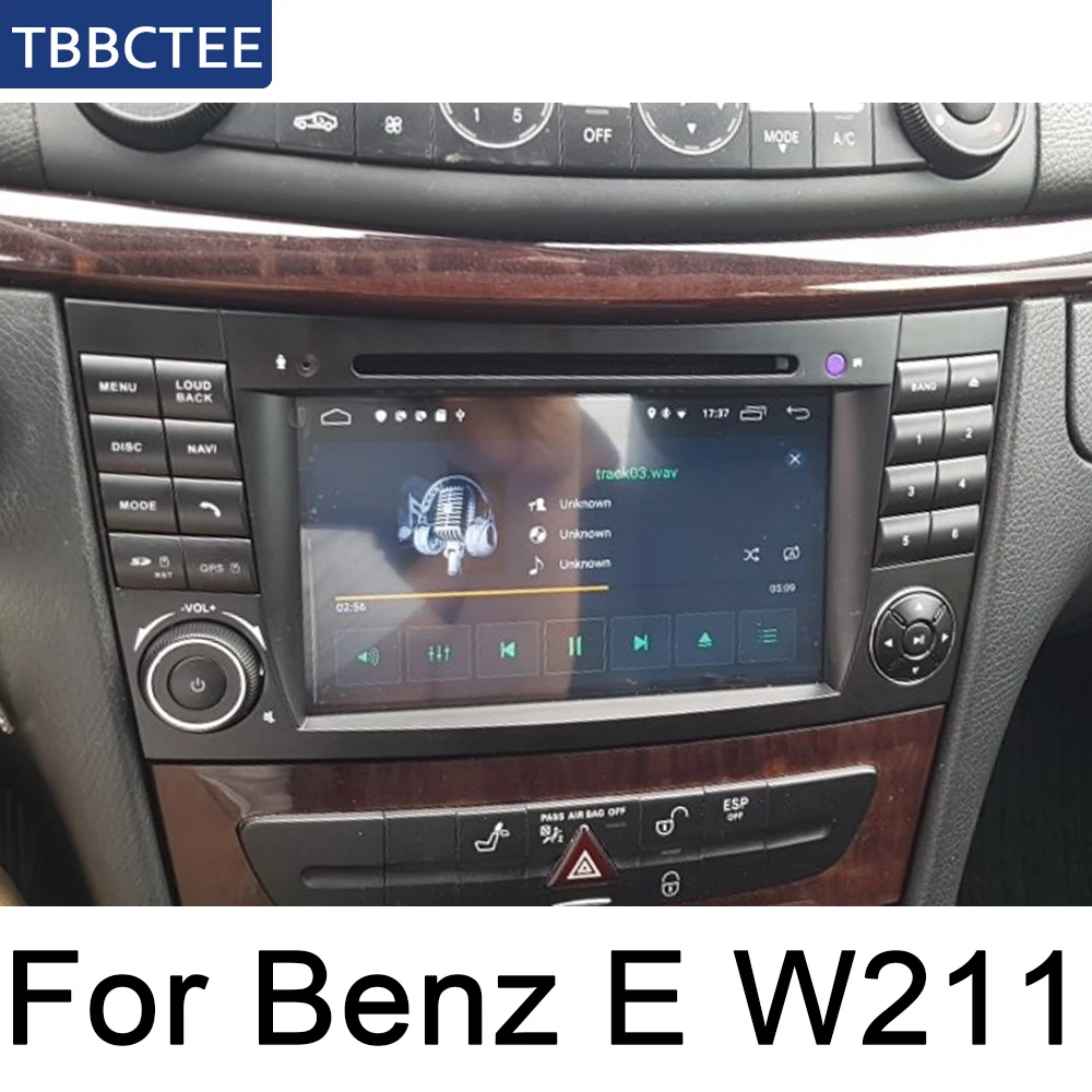 Для Mercedes Benz E Class W211 2002~ 2009 NTG автомобильный мультимедийный плеер Android автомобильный Радио Стерео gps навигация Bluetooth wifi Аудио