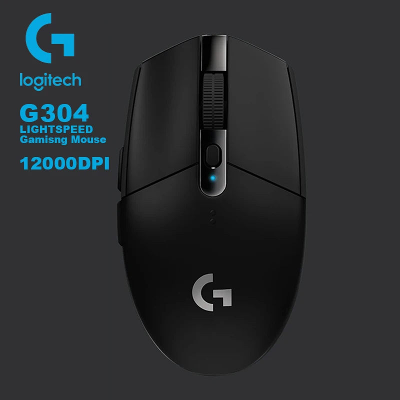 Игровая мышь logitech G304 LIGHTSPEED с датчиком HERO 12000 dpi, 6 программируемых кнопок, 10X эффективность для игровой мыши MMO MOBA