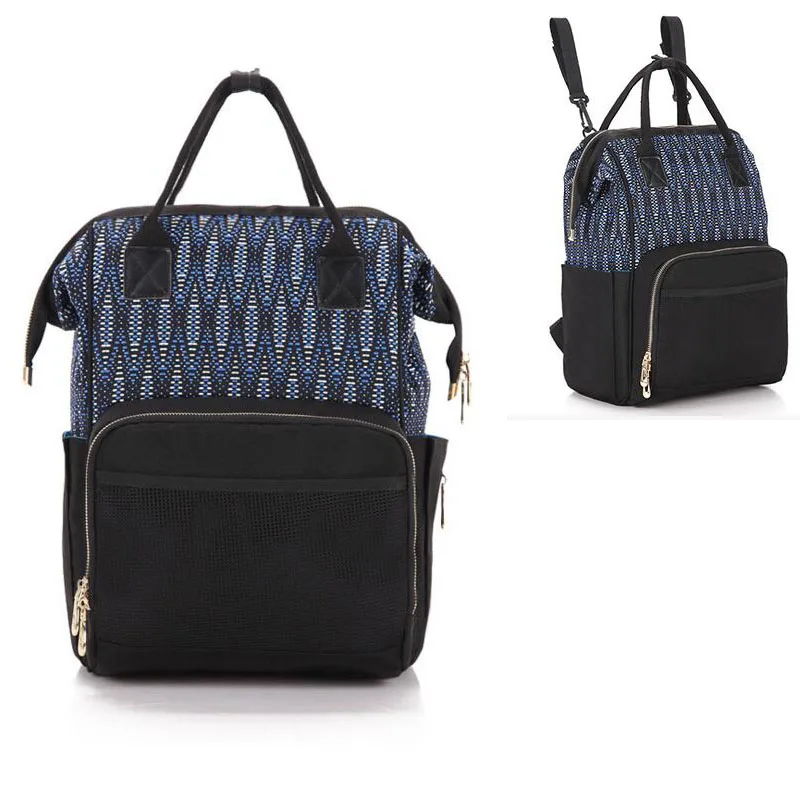 

New Large-Capacity Mummy Bag Pregnant Women Diaper Bag Children Travel Bag Change Diaper Diaper Bag Oxford Waterproof Backpack
