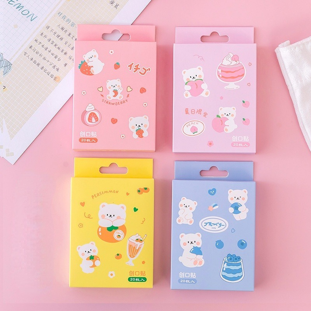 Skin Patch Cartoon Animal Mouse Pattern Band Aid Sports First Aid Kit Portable Adhesive Bandage Wound Dressing Tape