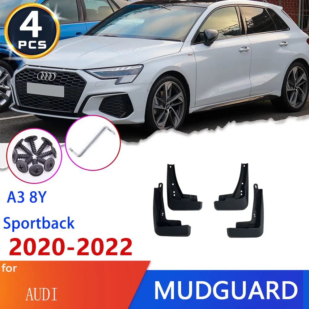 Car Tire Fender Mud Flaps For Audi A3 8Y Sportback 20202022 Perodua Road Guards Mudflap
