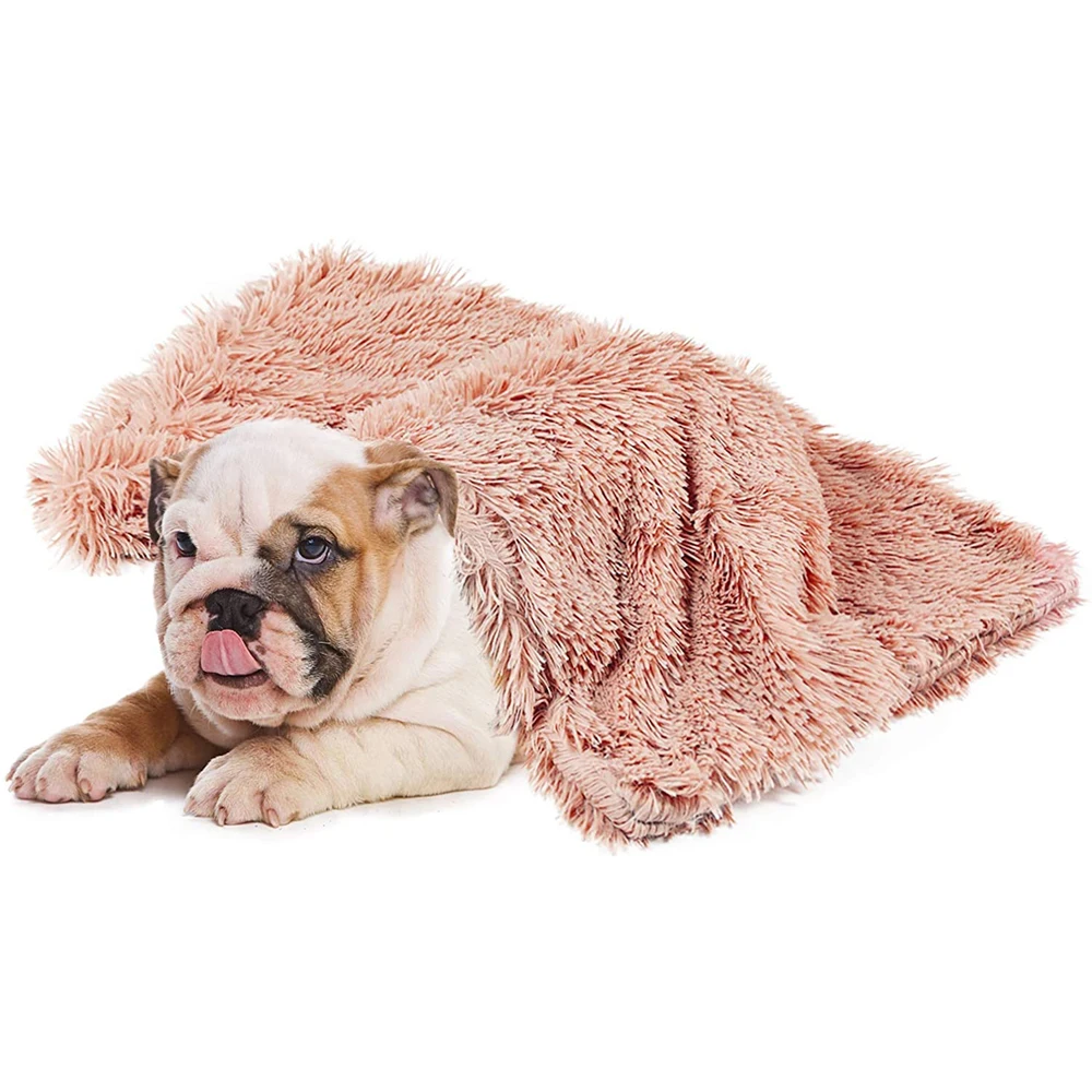 

Long Plush Pet Blankets Dog Bed Mats Cushion Winter Warm Fluffy Deep Sleeping Soft Thin Covers For All Season Use Cat Mattress