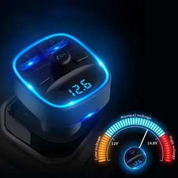 

Car MP3 Player Bluetooth Handsfree USB Charger FM Transmitter Radio Adaptor Automobile carros Car Kit Audio USB Car Charger