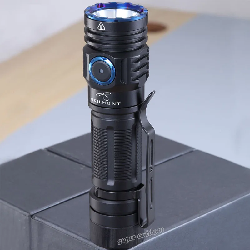 Магнитный светодиодный фонарик SKILHUNT M300 XHP35 2000 лм EDC Edition с зарядкой от USB|1200 lumen|headlamp
