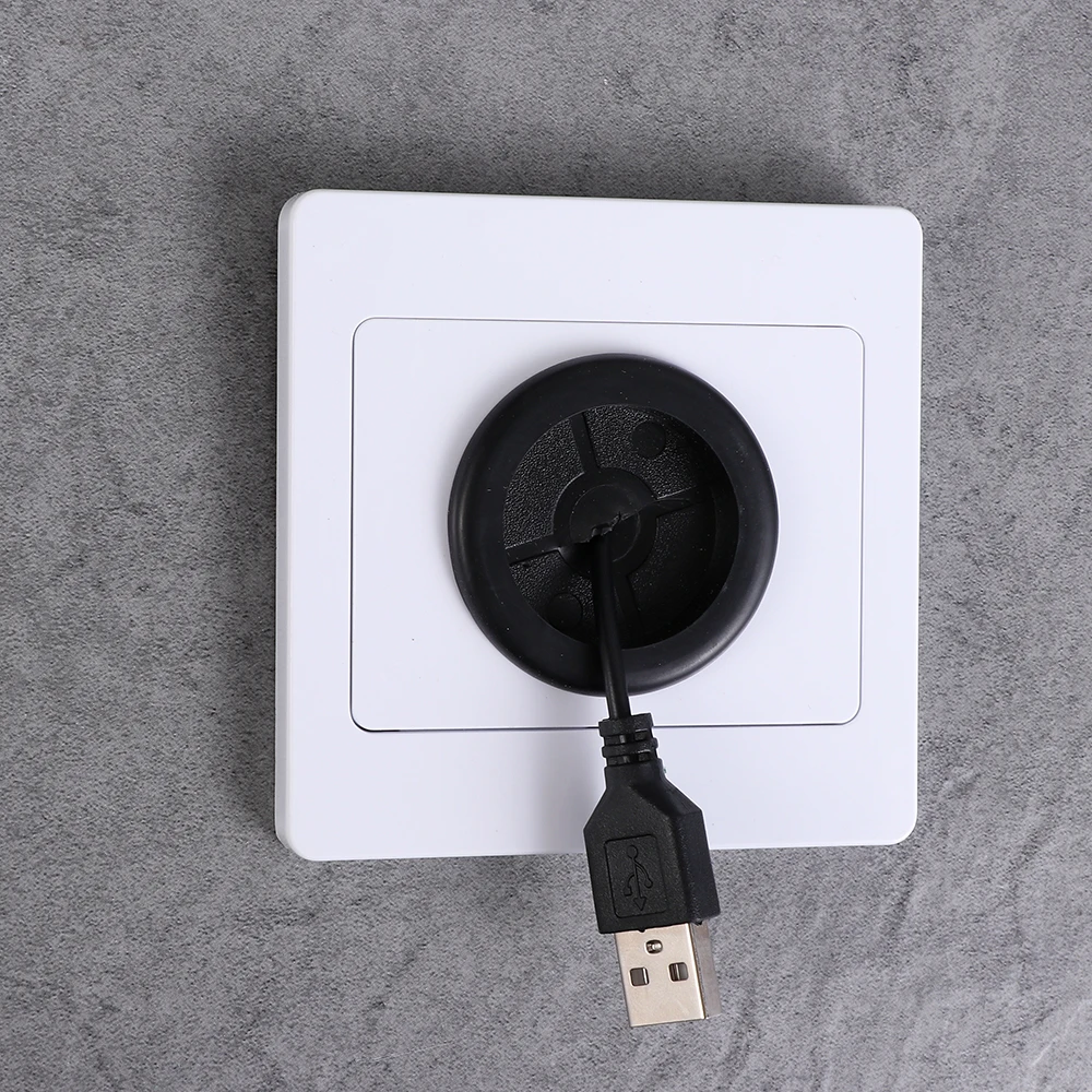 Wall Blank Panel Outlet Hole Decorative Cover Cable Socket Rubber Pad Cable Organizer Storage Wiring Accessory 1Pcs cable organizer,cable hole cover,hole plug