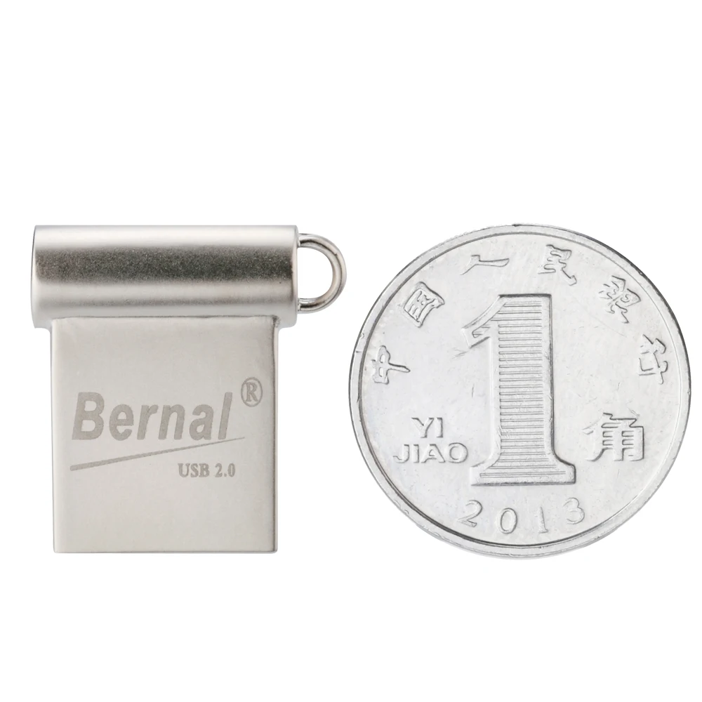 Bernal мини USB флэш-накопитель 2,0 8 ГБ 16 ГБ 32 ГБ 64 ГБ 128 ГБ usb флэш-накопитель флэш-памяти металлическая usb-флешка