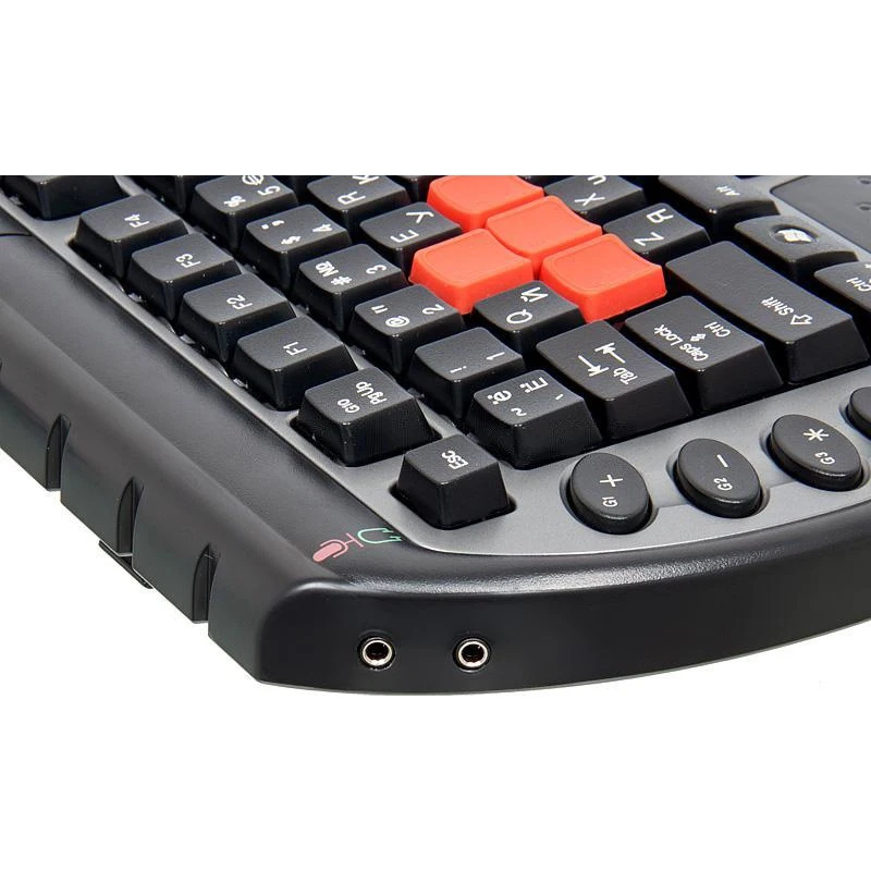 Клавиатура A4 X7-G800MU черный/серый PS/2 Multimedia for gamer