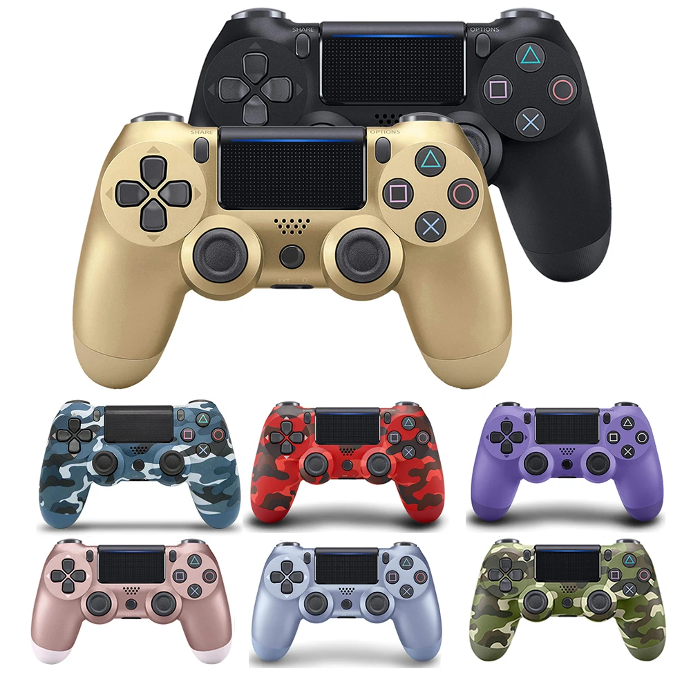 220.24грн. 34% СКИДКА|Беспроводной геймпад для PS4 контроллер Bluetooth беспроводной контроллер для PS4 Геймпад подходит для PS3 для Dualshock 4 виброджойстик|Геймпады| | - AliExpress