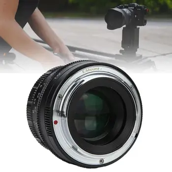 

42 Degree MC Multilayer Coating Metal 35mm F1.4 Full-frame Pure Manual Fixed-focus Portrait Lens for Sony EF-M Camera Lens