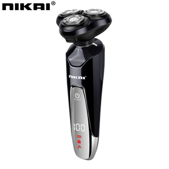 

Nikai Men Washable Rechargeable Electric Shaver Electric Shaving Beard Machine Razor Rechargeable Eu Plug