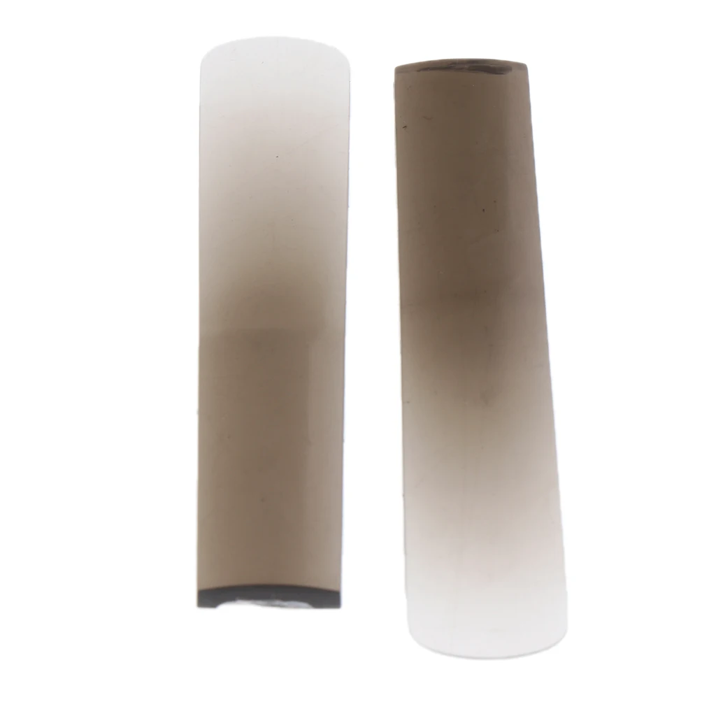 2 Pieces Tenor Saxophone Resin Reeds, B Flat, Durable and Long Lasting, Bright Tone