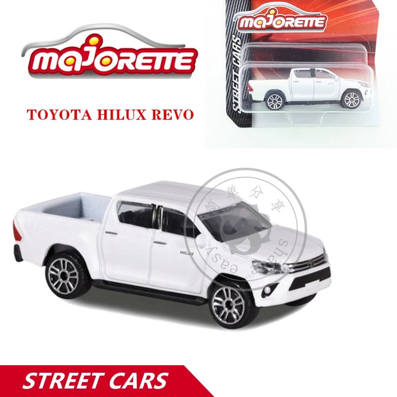 White 292L 2020 Majorette Toyota Hilux Revo 1:64 1//64 Street Cars