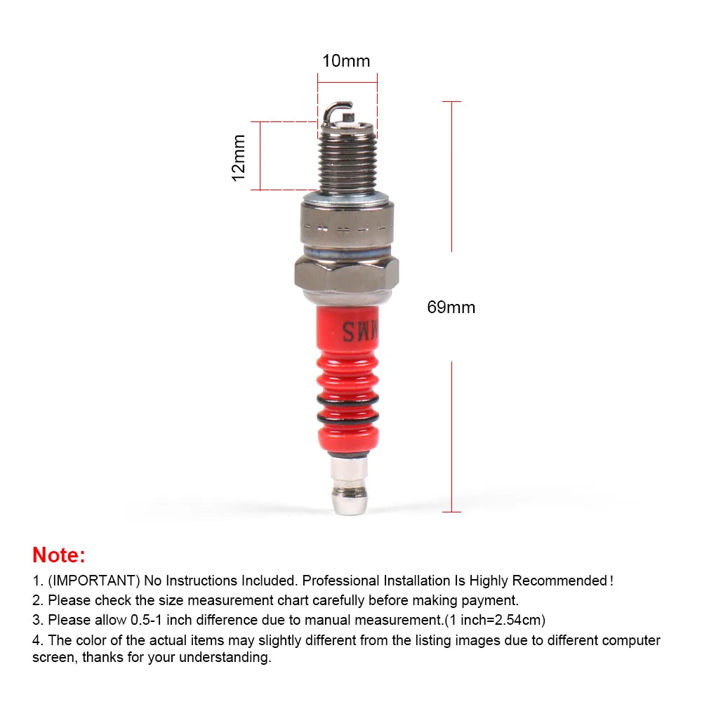 1 шт. Свеча зажигания A7TC для GY6 50cc 70cc 150cc Мопед ATV Скутер Байк картинг