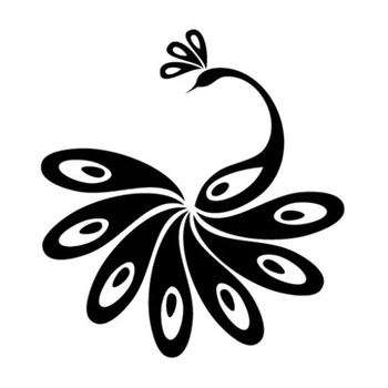 

15*13.9cm Peacock Open - Animal Decal Sticker Beauty Temptation Body Car Stickers Decals Car Accessories Car Decor