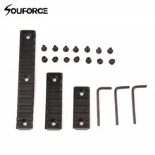 US " 3" " планка Вивера крепление NEX 5/7/13 слот защита для рук отделение Алюминий Keymod 3 размера для охоты